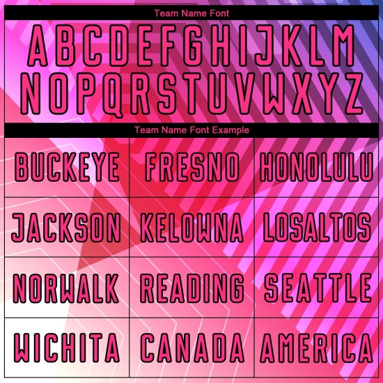 Benutzerdefinierte Lila Rosa-Schwarz Geometrische Formen Sublimation Fußball Uniform Trikot Benutzerdefinierte Lila Rosa-Schwarz Geometrische Formen Sublimation Fußball Uniform Trikot