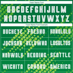 Benutzerdefiniertes Neongrün-Weiß-Kelly-Grün-Sublimations-Fußballtrikot