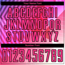 Benutzerdefinierte Lila Rosa-Schwarz Geometrische Formen Sublimation Fußball Uniform Trikot