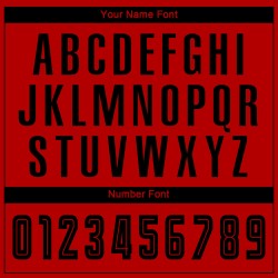 Benutzerdefiniertes rot-schwarzes Sublimations-Fußballtrikot